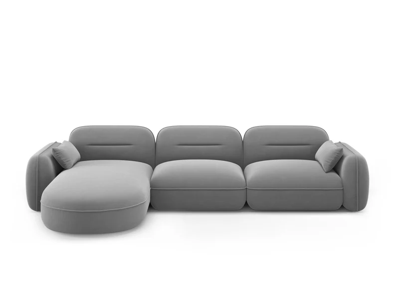 Sydney Velour Modular Ecksofa links 4 Sitzer