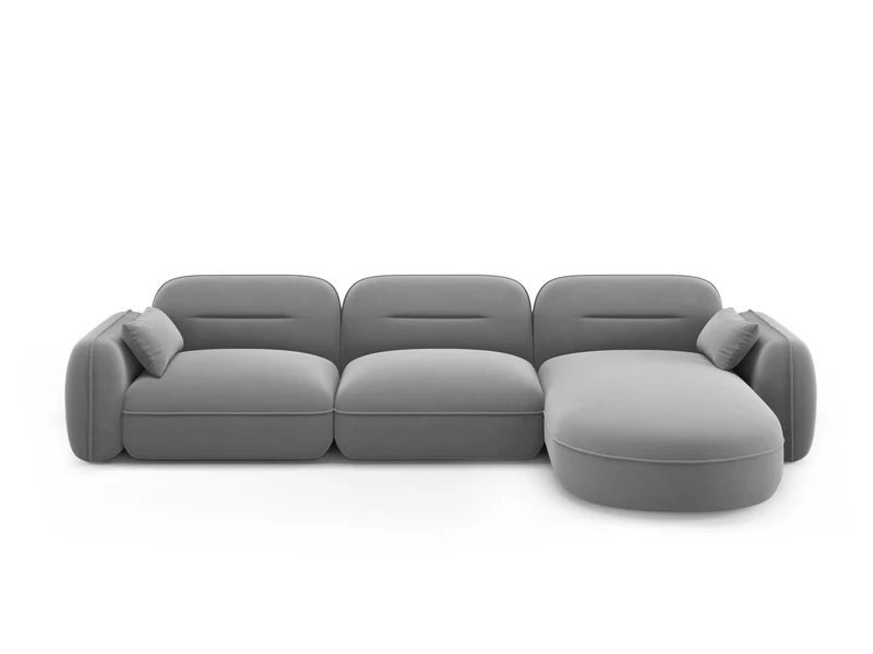 Sydney Velour Modular Ecksofa rechts 4 Sitzer