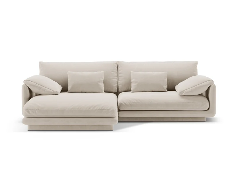 Torino Velour links Ecksofa 4 Sitzer