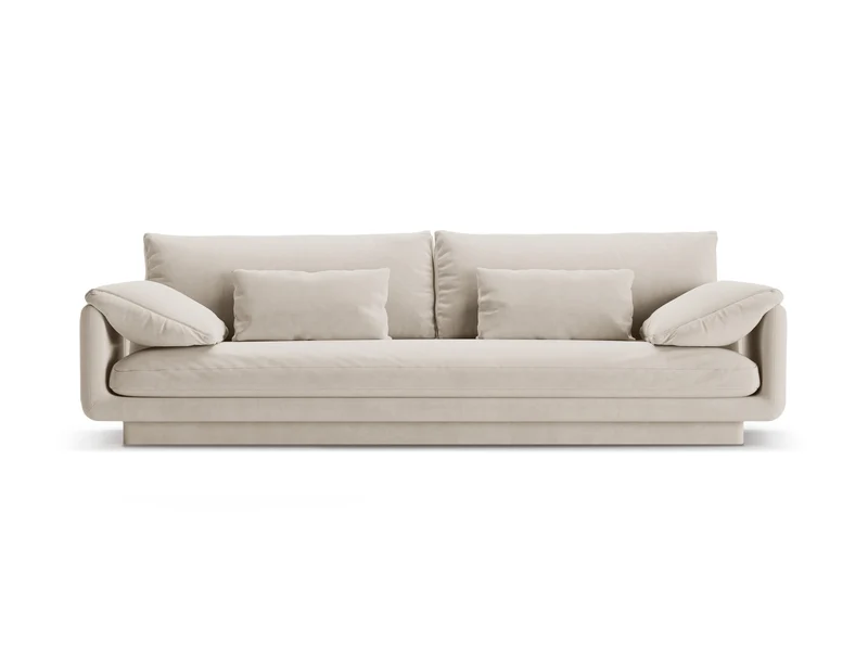 Torino Velour Sofa 4 Sitzer