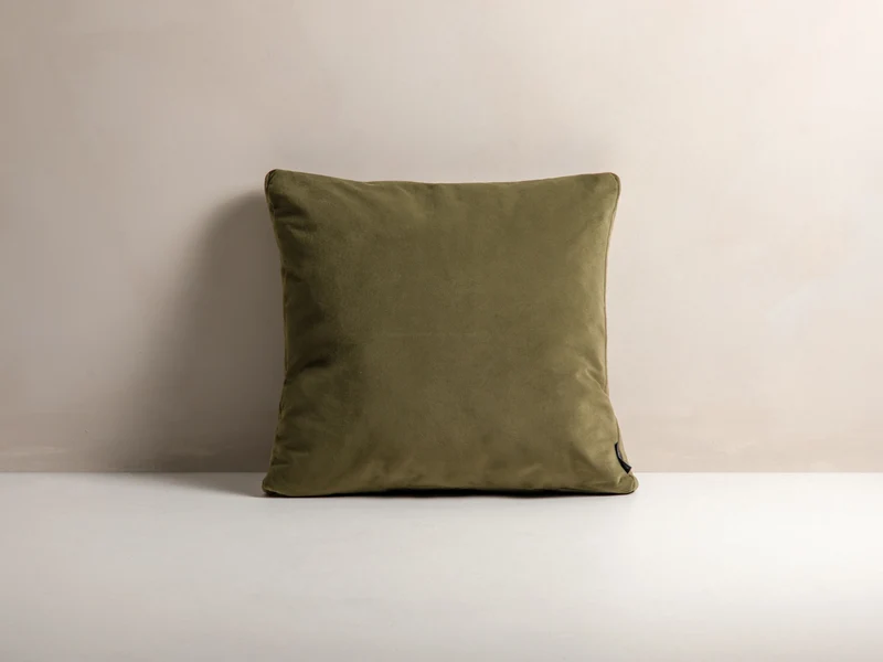 Mono Velour Pillow