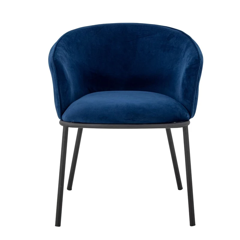 Cortone Esszimmerstuhl, Blue, Recyceltes Polyester
