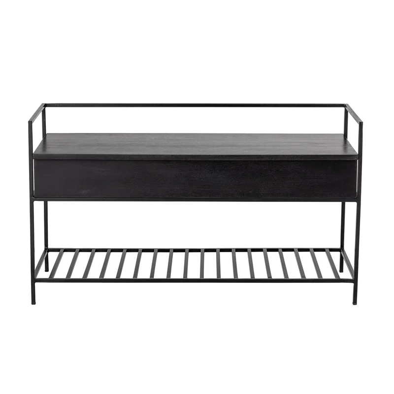 Abelone Bank, Schwarz, FSC 100%® Mango