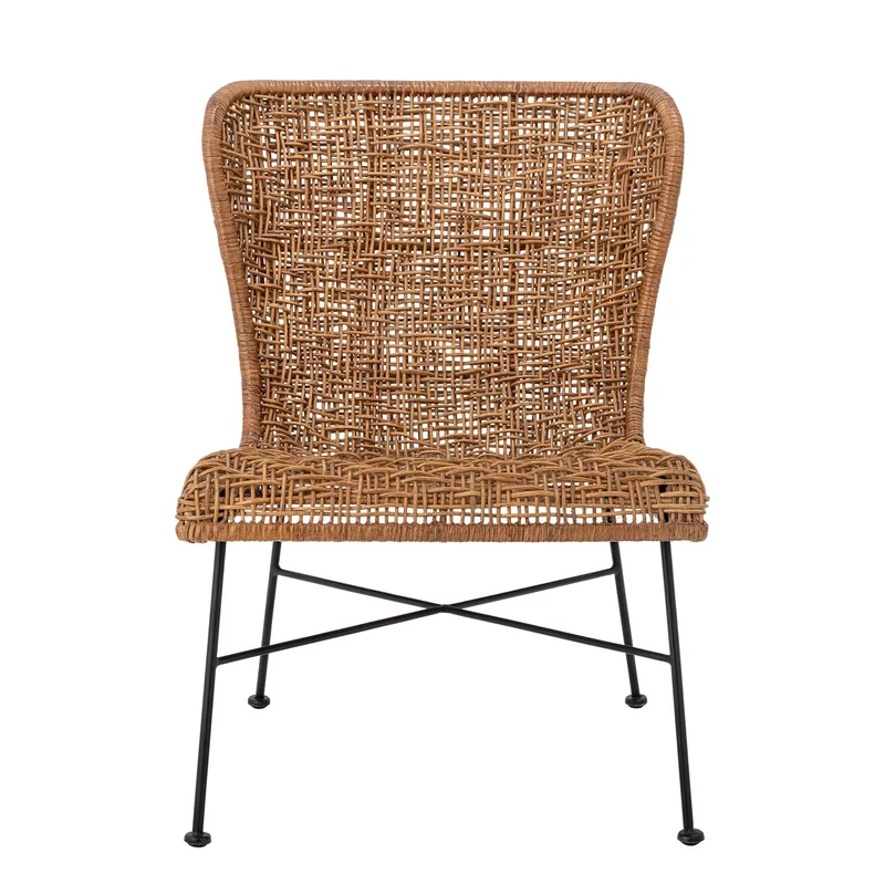 Somme Loungesessel, Natur, Rattan