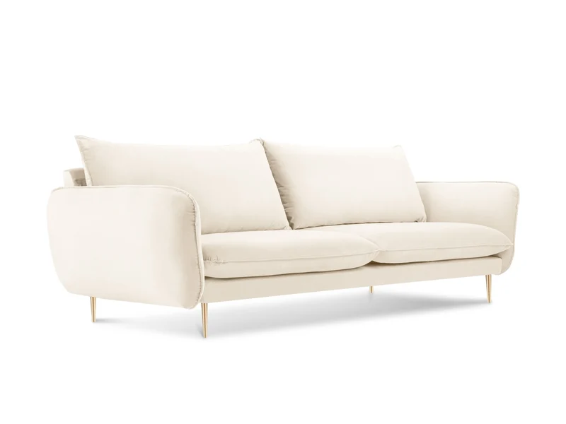Vienna Velour Sofa 4 Sitzer 92cm