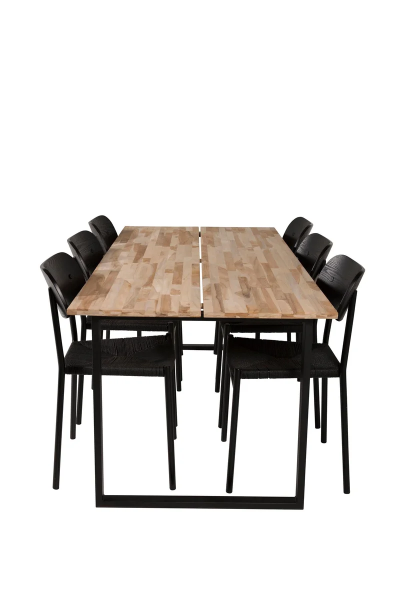 Esszimmer Set Cirebon mit Stuhl Polly