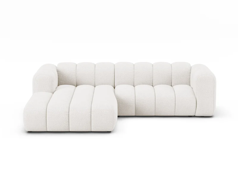 Lupine Boucle Modular Ecksofa links 4 Sitzer