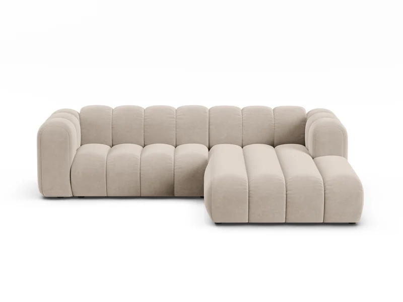 Lupine Velour Modular Ecksofa rechts 4 Sitzer