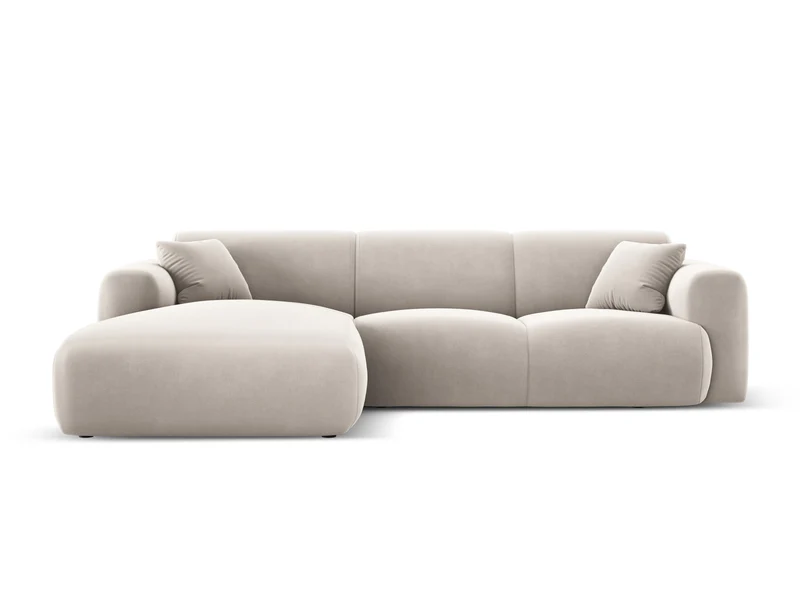 Molino Velour links Ecksofa 4 Sitzer