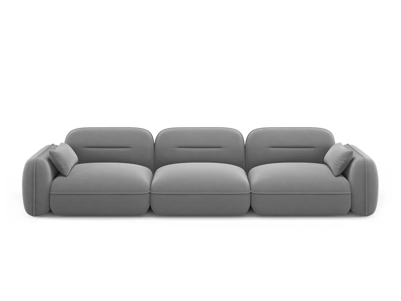 Sydney Velour Modular Sofa 4 Sitzer
