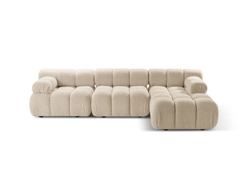 Bellis Boucle modulares Ecksofa rechts 4 Sitzer 155cm
