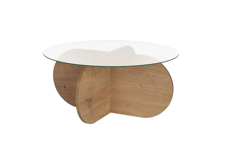 Aeris Sofatisch - Saphir- Eiche Transparent