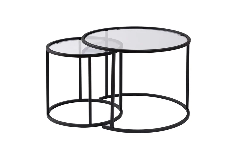 Aurum Sofatisch - Schwarz Transparent