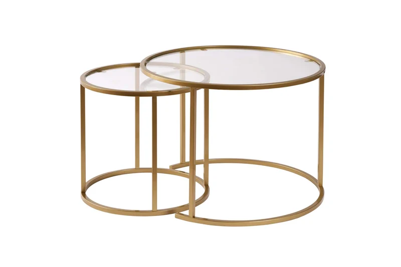 Aurum Sofatisch - Gold Transparent