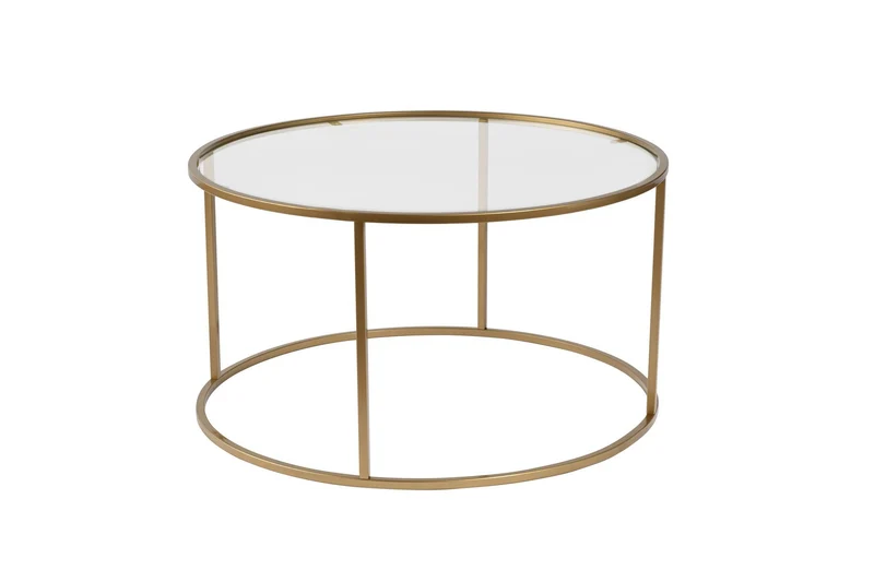Aurum Sofatisch - Gold Transparent