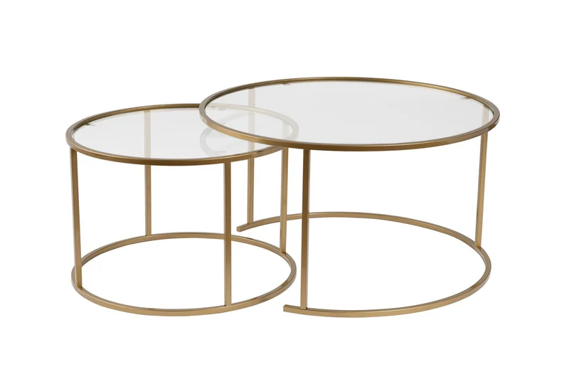 Aurum Sofatisch - Gold Transparent