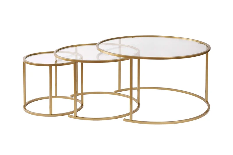 Aurum Sofatisch - Gold Transparent