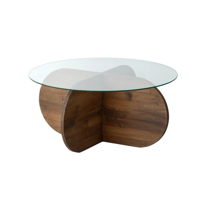 Bubble Wood Sofatisch - Walnuss
