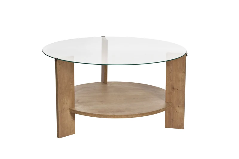 Clara Sofatisch - Saphir- Eiche Transparent