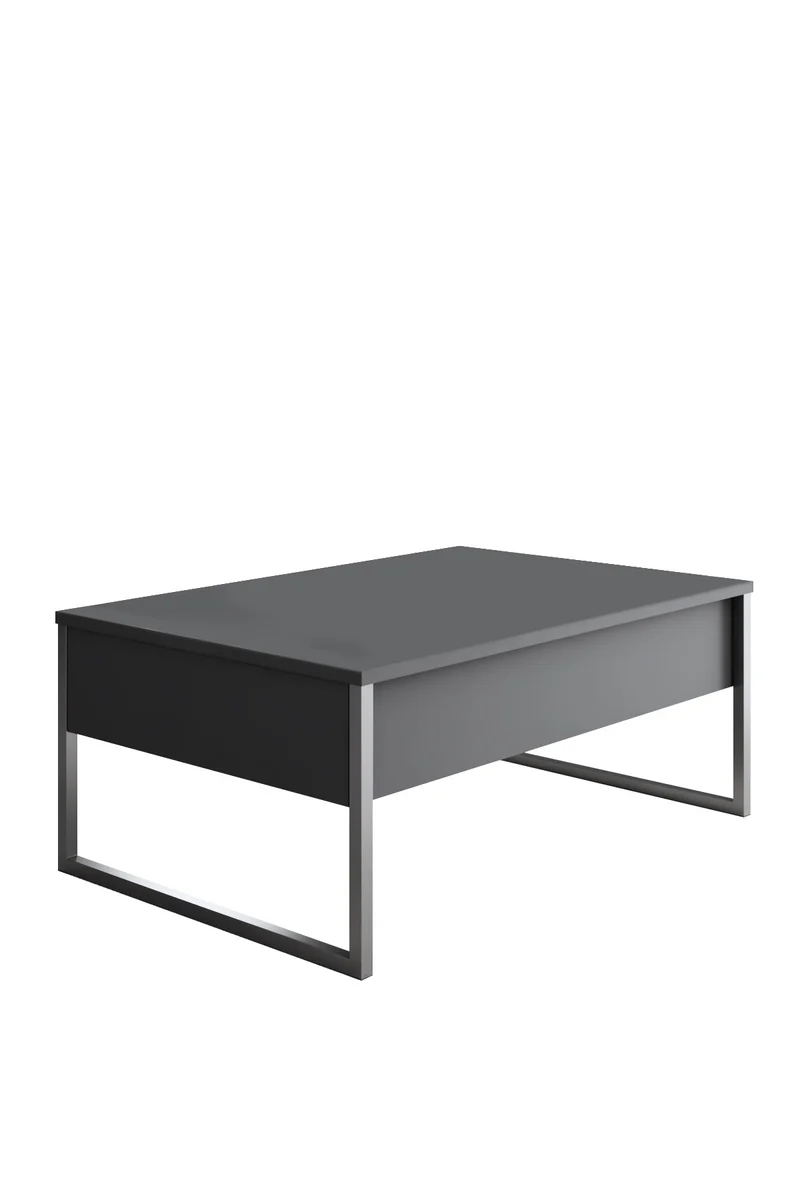 Luxe Sofatisch - Anthrazit Silber