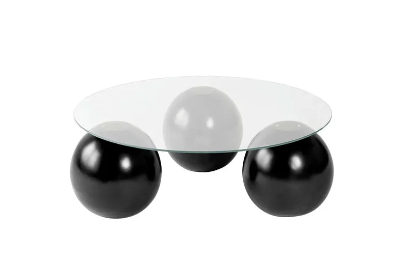 Miro Sofatisch - Schwarz Transparent