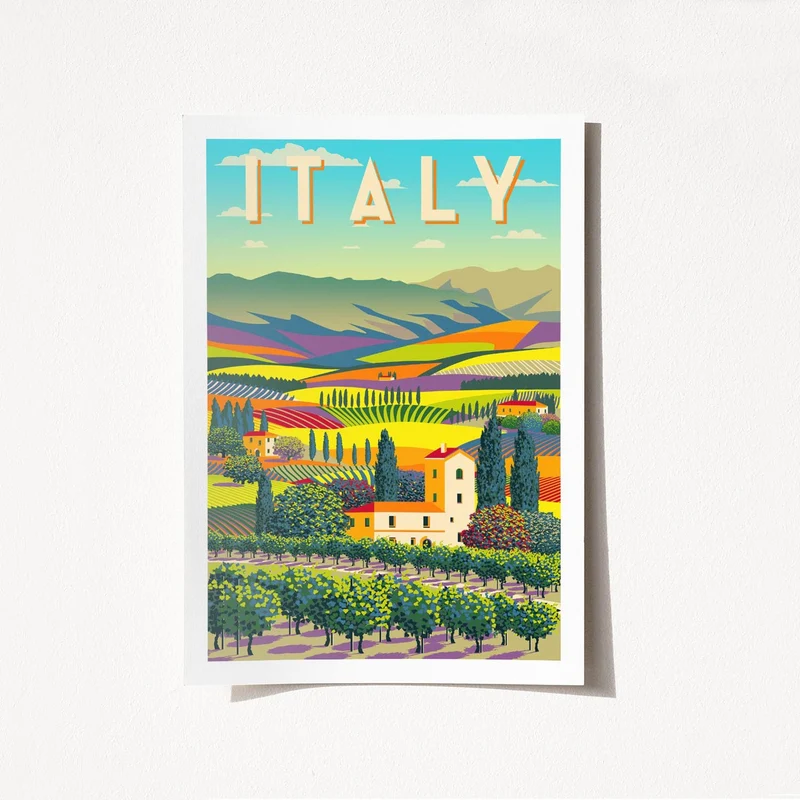 Italy Bild - Mehrfarbig
