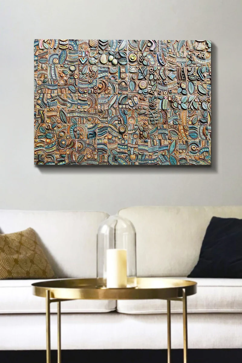 Kanvas Tablo (70 x 100) Bild - Mehrfarbig