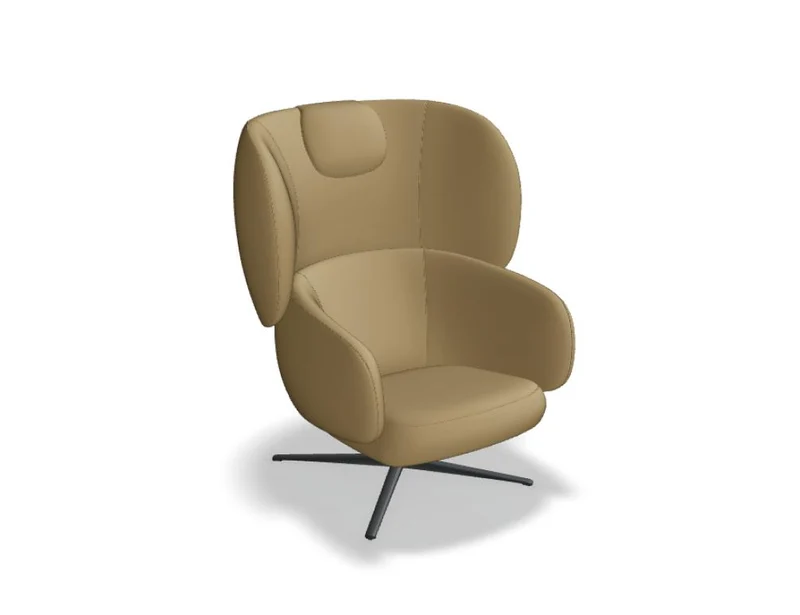 Grand Grace GRF03 - Sessel mit Kopfstütze Drehbasis