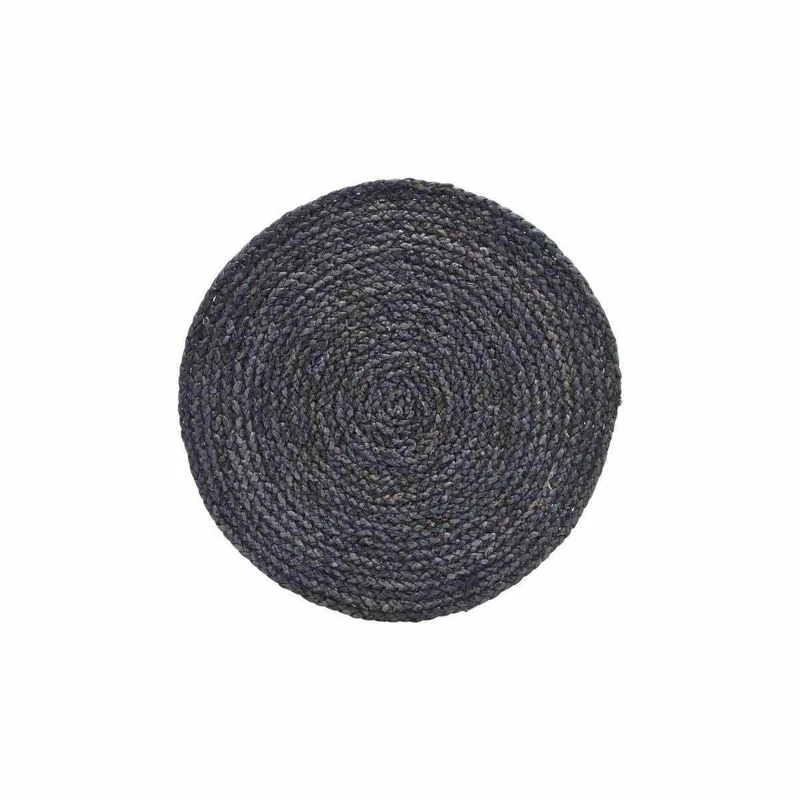 Placemat Circle grijs / blauw - 4 stuks