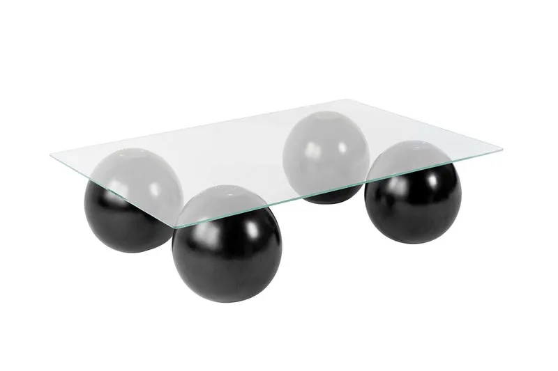 Sera Sofatisch - Schwarz Transparent