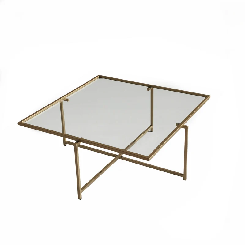 Sun S411 Sofatisch - Gold