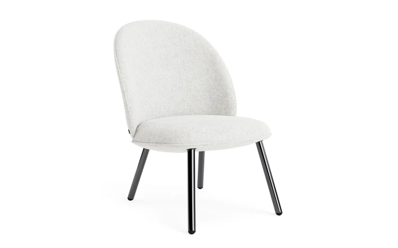 Ace Lounge-Sessel Schwarzes Metallic Stahl Hallingdal