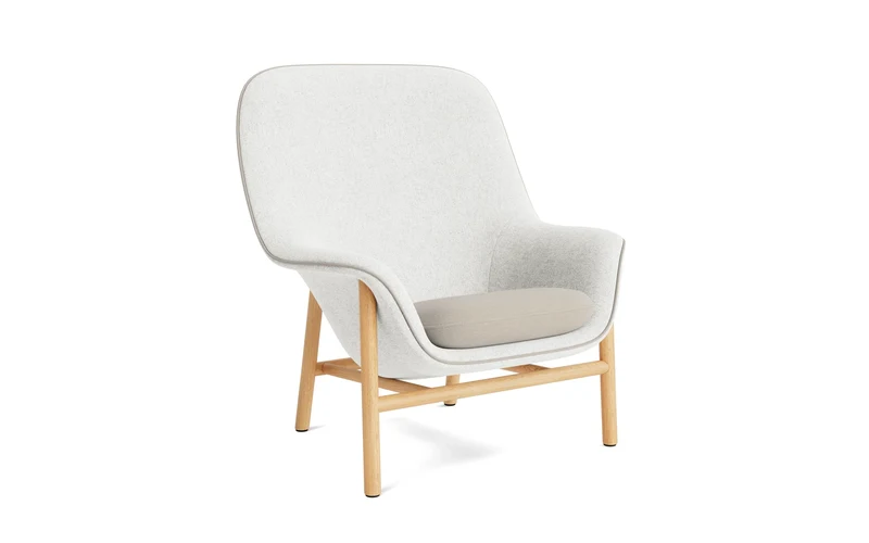 Drape Lounge-Sessel hoch Eiche Hallingdal