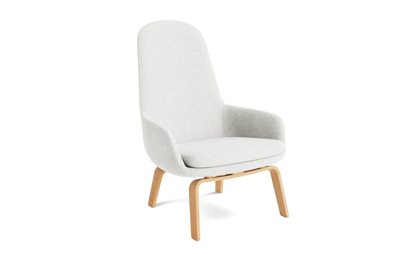 Era Lounge-Sessel hoch Eiche Hallingdal