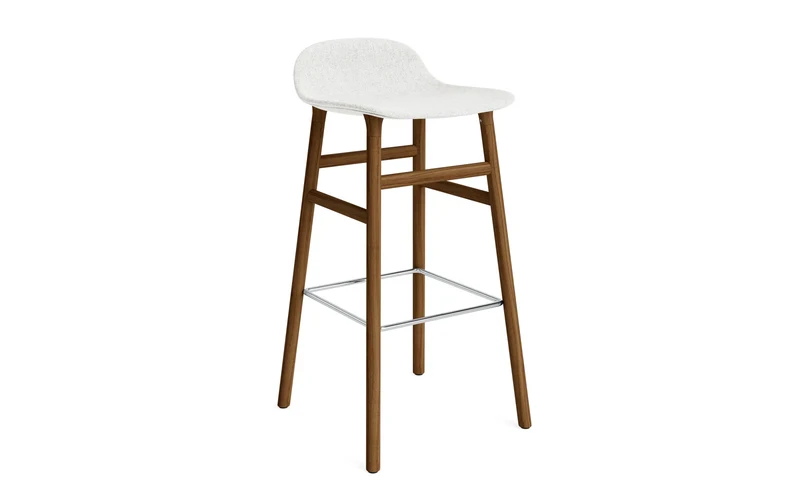 Form Barstuhl 75 cm gepolstert Walnuss Hallingdal