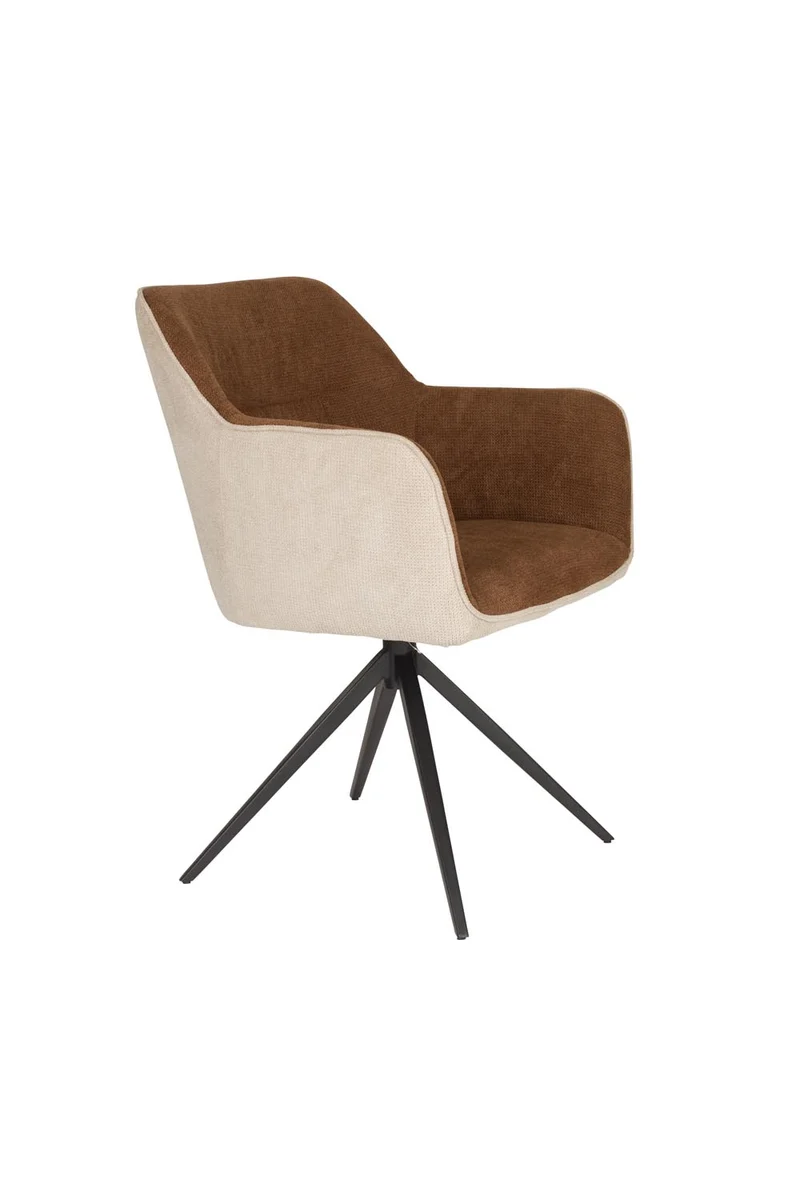 Sessel Daley Beige/Braun