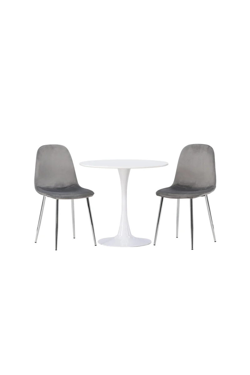 Hamden Esszimmerset + Eva ⌀80cm/2St.