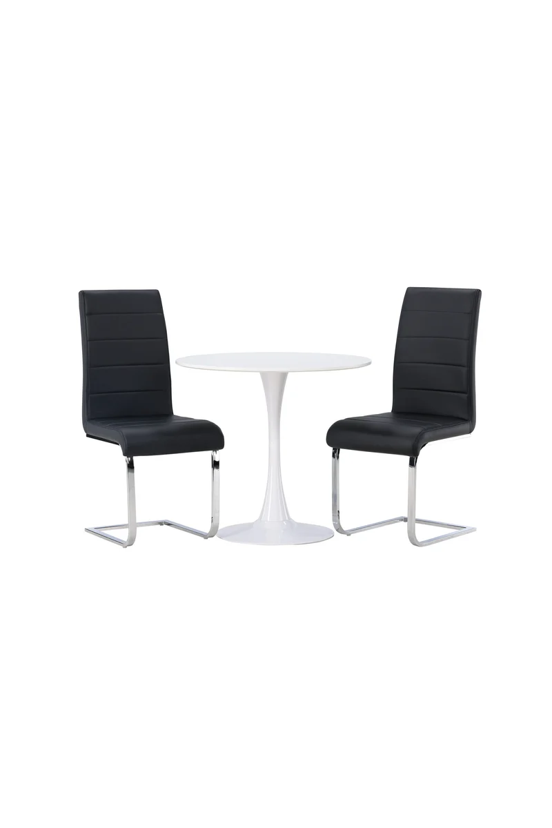 Hamden Esszimmerset + Tempo ⌀80cm/2St.