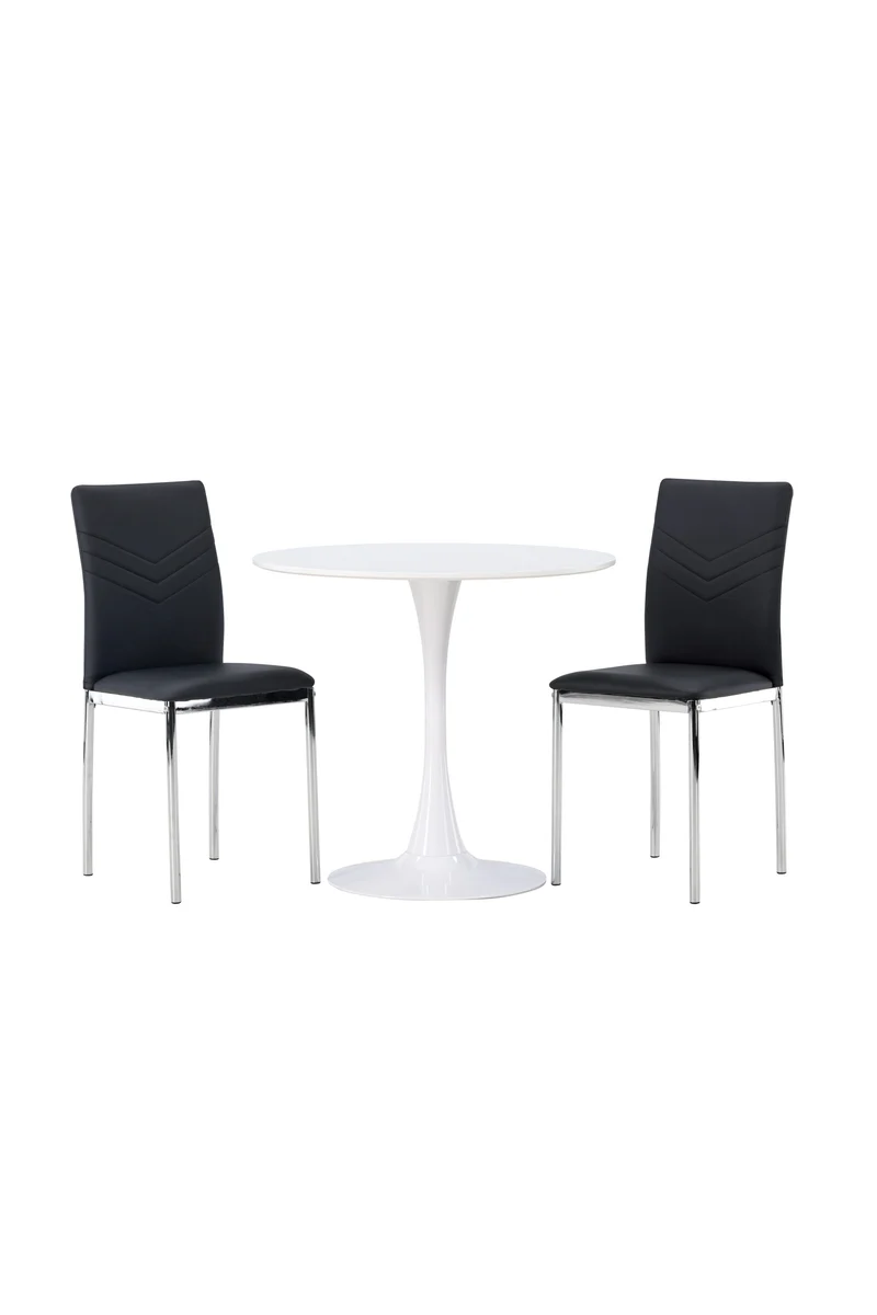 Hamden Esszimmerset + Lily ⌀80cm/2St.