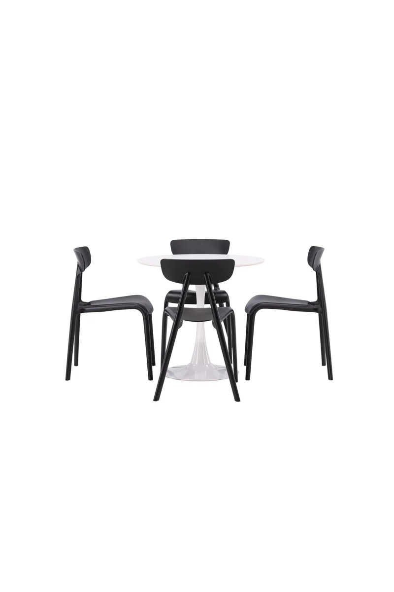 Hamden Esszimmerset + Ursholmen ⌀80cm/4St.