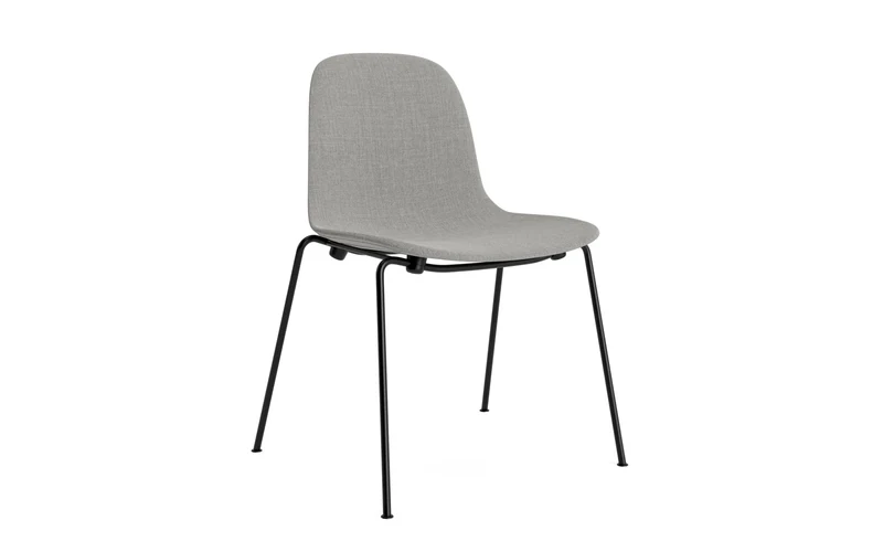 Form Stapelstuhl schwarzes stahl gepolstert Remix