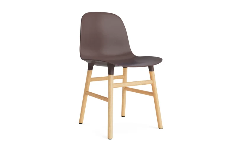 Form Stuhl Braun/Eiche