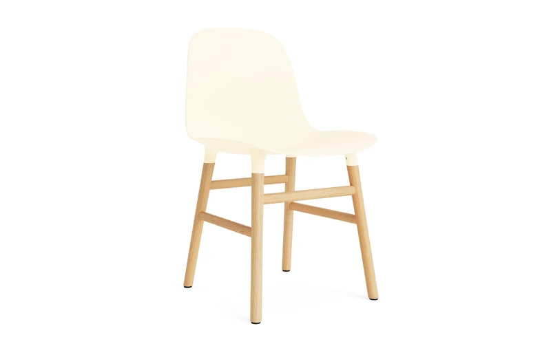 Form Stuhl Creme/Eiche