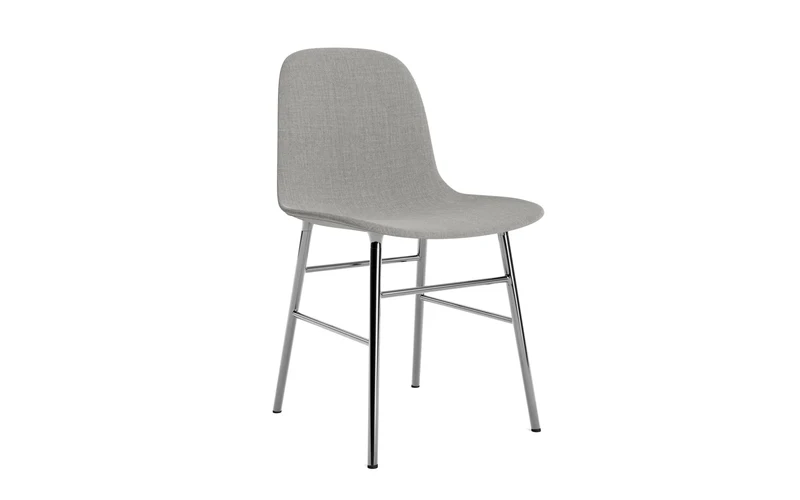 Form Stuhl gepolstert chrome Remix