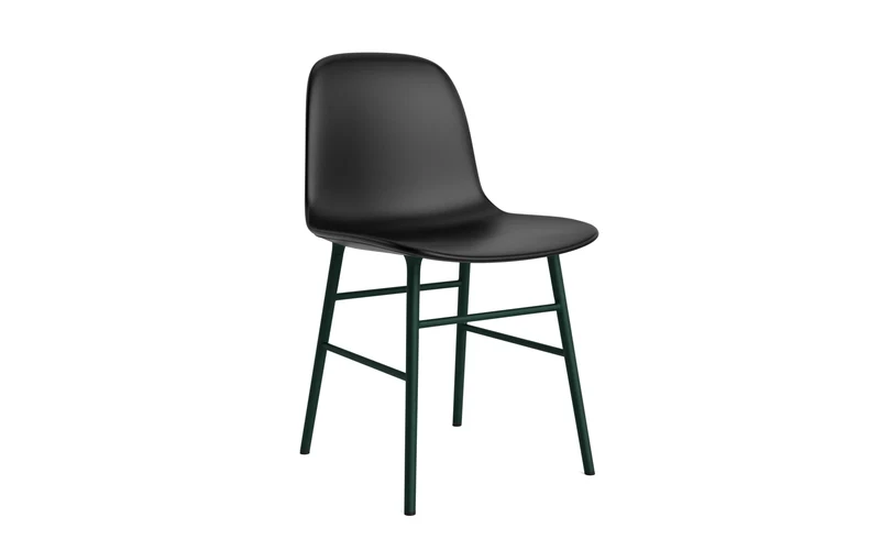 Form Stuhl gepolstert Grün Stahl Ultra