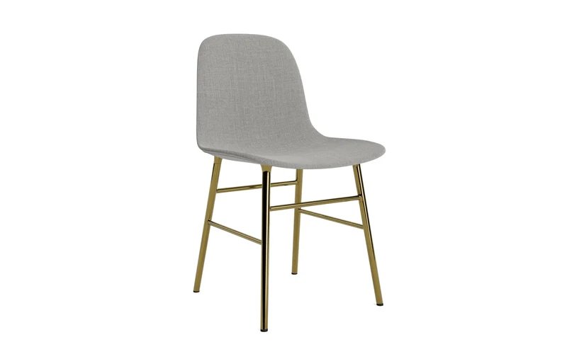 Form Stuhl gepolstert Messing Remix