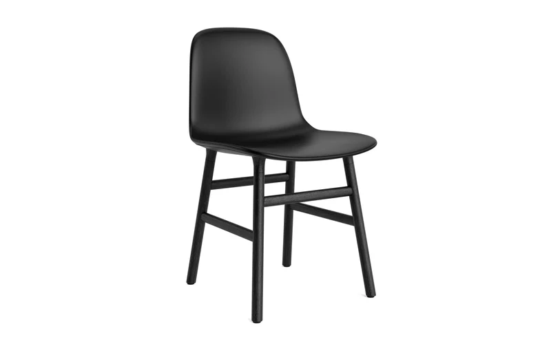 Form Stuhl gepolstert Schwarze Eiche Ultra