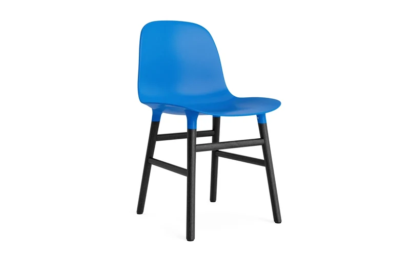 Form Stuhl Leuchtendes Blau/schwarz