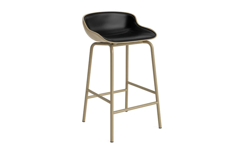 Hyg Barhocker 65 cm Frontpolster Stahl Sand/Ultra