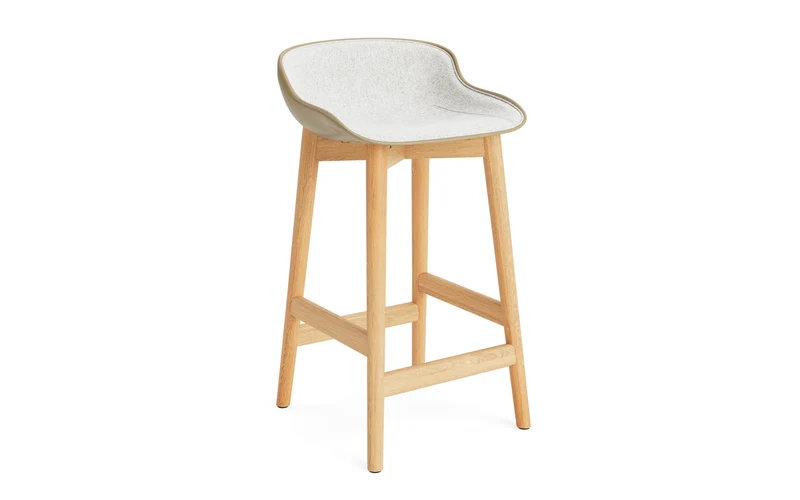 Hyg Barhocker 65 cm Polster Eiche Sand/Hallingdal